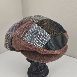 Hats Of Ireland Cap Men's Large Wool Muli Colored Patch